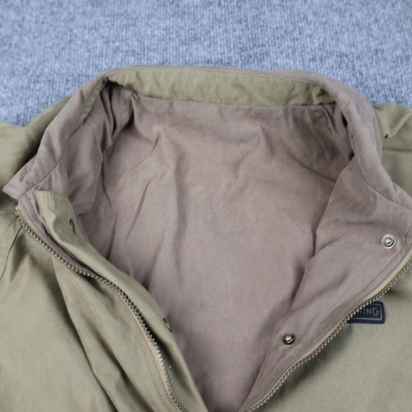 Browning Jacket Mens Medium Brown Green Reversible Bomber Hunting Outdoors - Picture 6 of 16